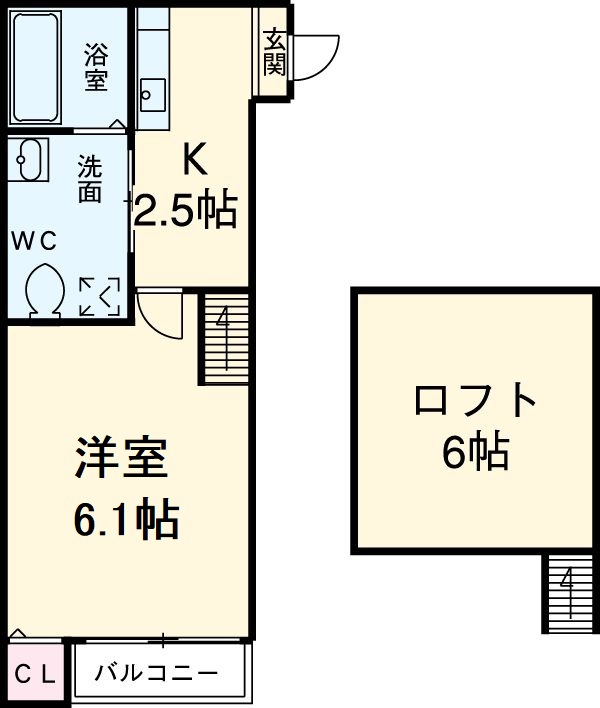 アモーレ笠取の間取り