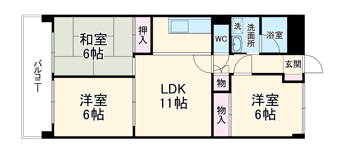 フローラルハイツ澤田の間取り