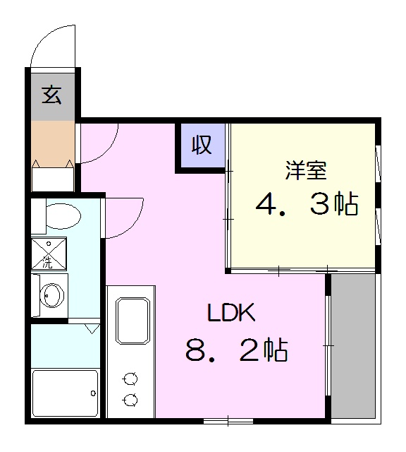 ソリッド春岡の間取り