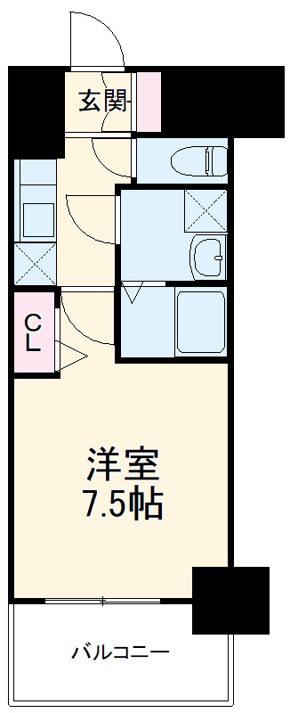 プレサンス桜通ザ・タイムズの間取り