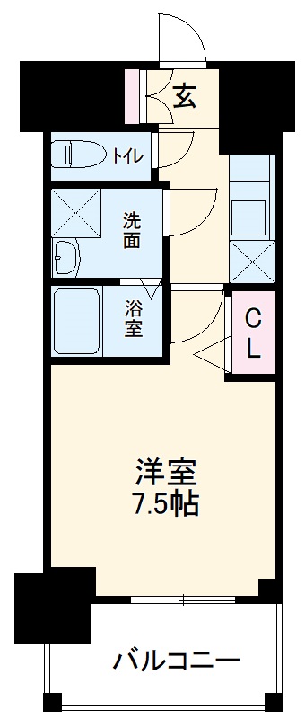 プレサンス桜通ザ・タイムズの間取り