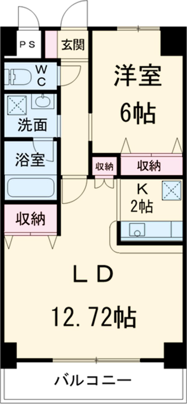 アヴニール白壁の間取り