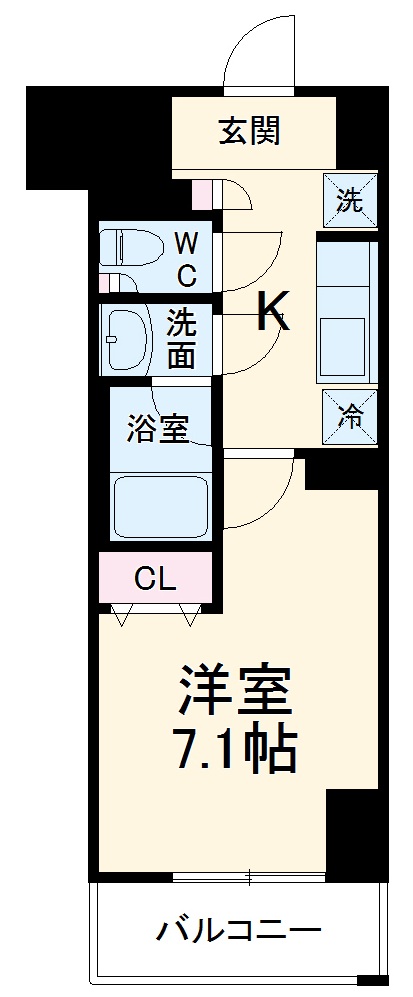 ドゥナーレ辻町の間取り