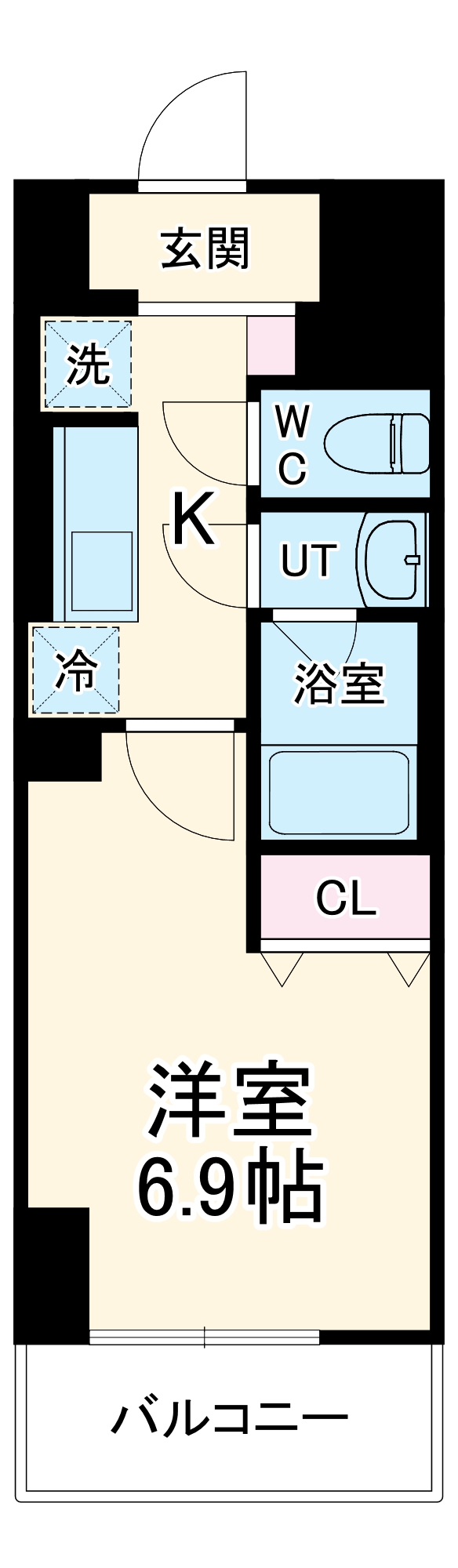 ドゥナーレ辻町の間取り