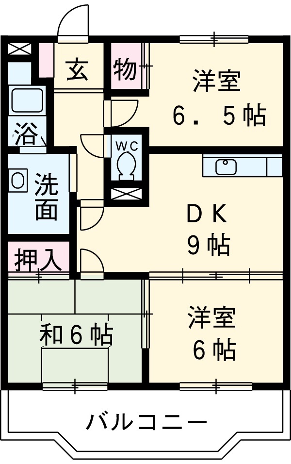 WAVE HOUSEの間取り