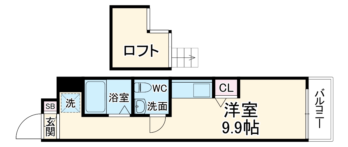 joule則武の間取り