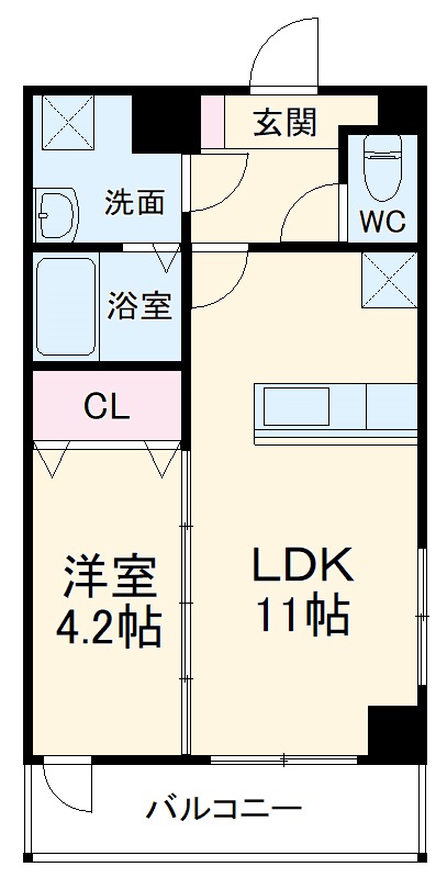 ベラヴィスタ神田の間取り