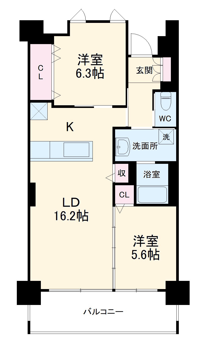 白壁リンクスの間取り