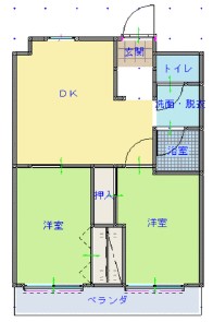 アルファビルディングの間取り