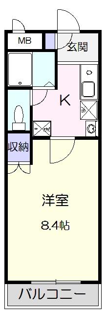 レジデンス赤坂の間取り