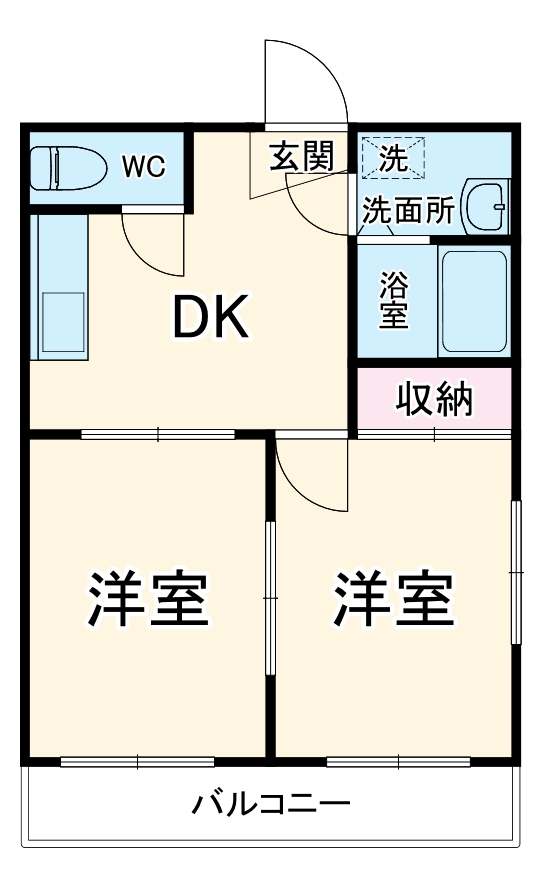 ハイツ綾瀬の間取り