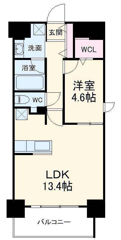 スリーアイランドタワー名駅北の間取り