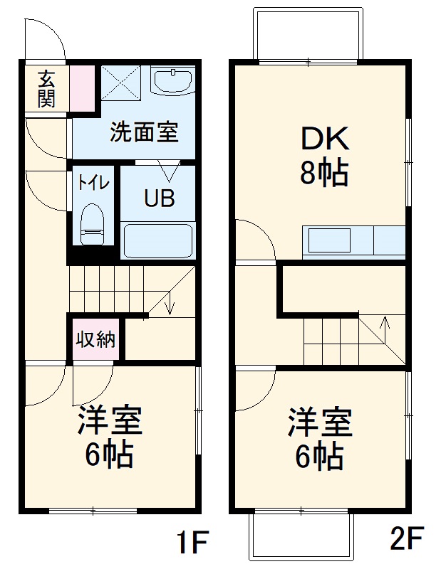 アンプルールブワ OgawaⅠの間取り