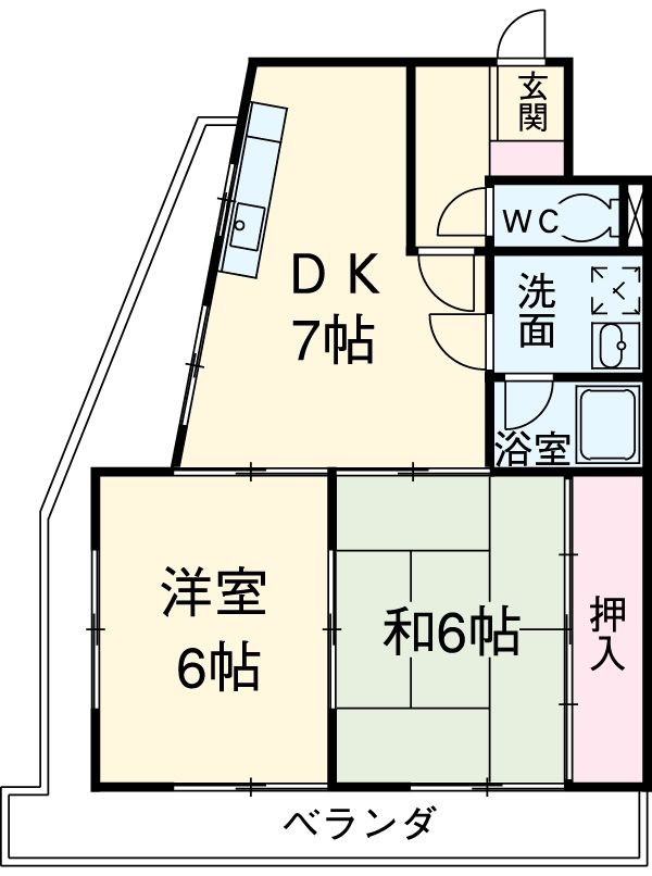 エステートⅡの間取り