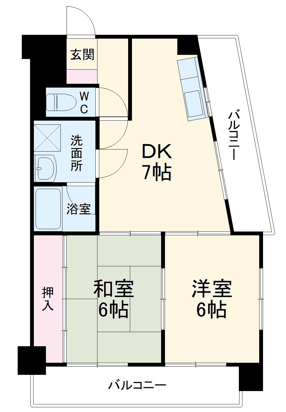 エステートⅡの間取り
