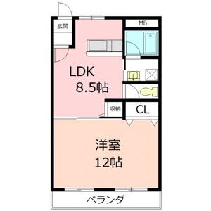 生駒マンションの間取り