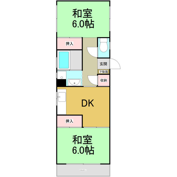 児玉ハイツの間取り