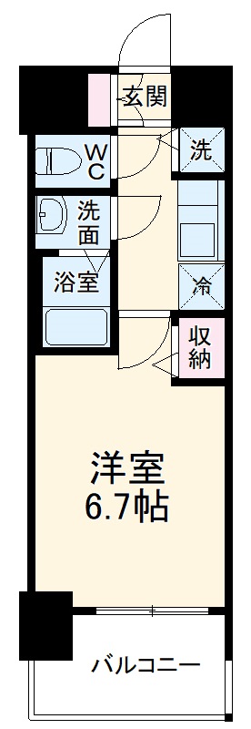 メインステージ名古屋ノースマークの間取り