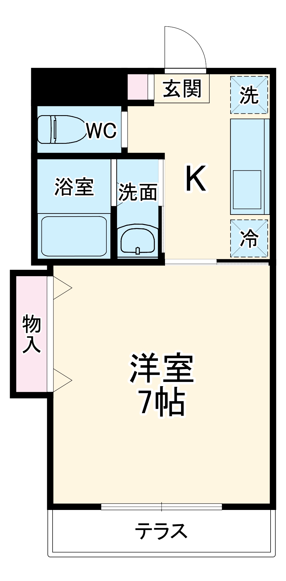 メゾンクレールの間取り