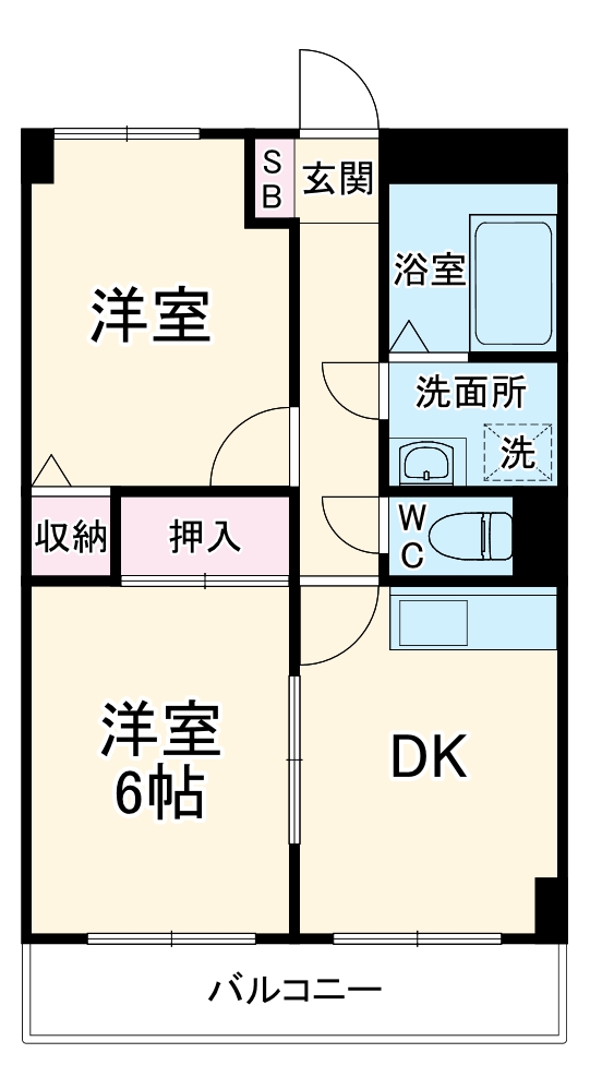第3天照マンションの間取り