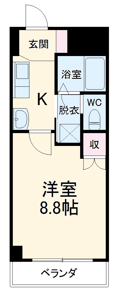 グランドゥール古出来の間取り
