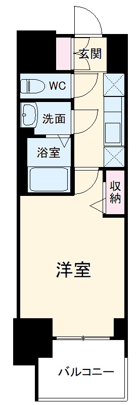 プレサンス桜通ベルノの間取り