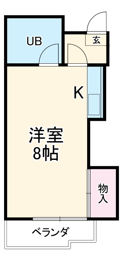 ハイツ桜ヶ丘の間取り