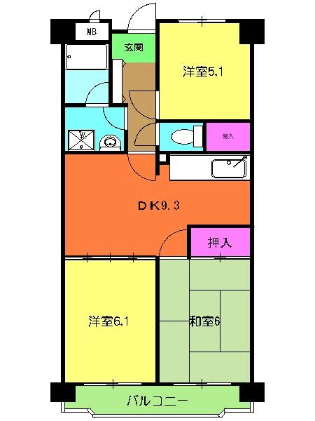 サンクレストの間取り