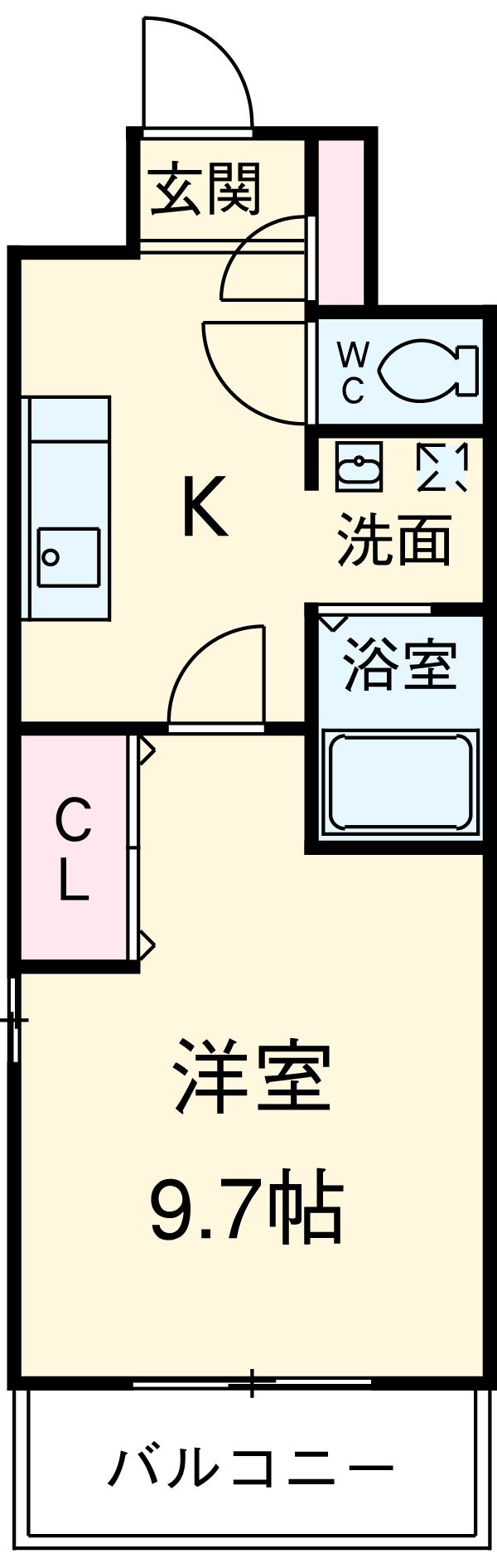 SMILE CITY Mの間取り