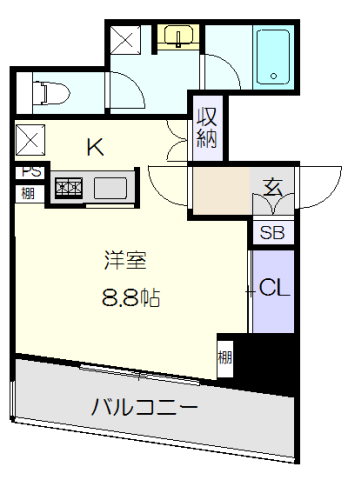 CORNES HOUSE NAGOYAの間取り