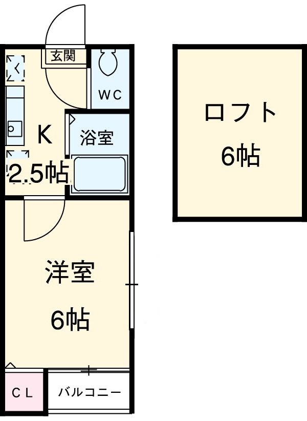 アーバンコート大曽根・103号室の間取り