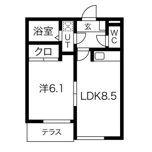 サプリティT.Hの間取り