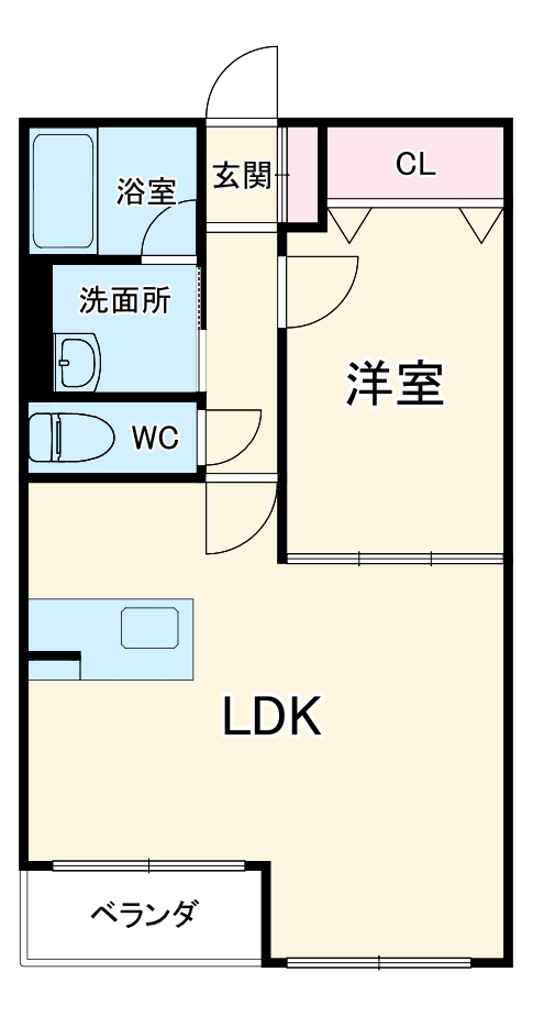 フレシールⅠの間取り