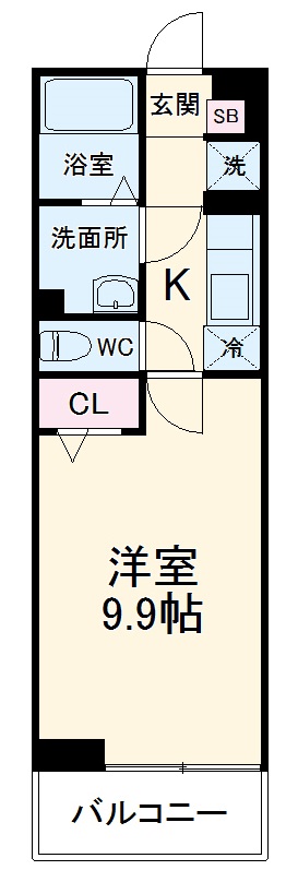 リブリ・ケンズコート中央林間の間取り
