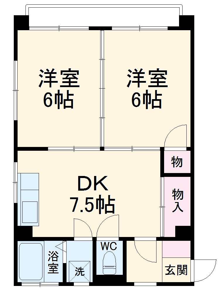 サニーハイツの間取り