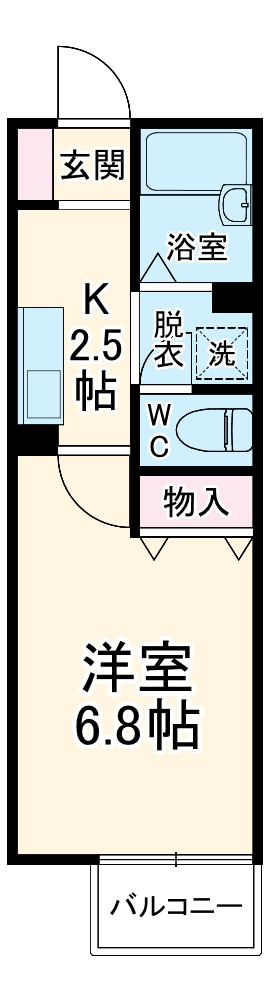 VIEW COURTⅡの間取り