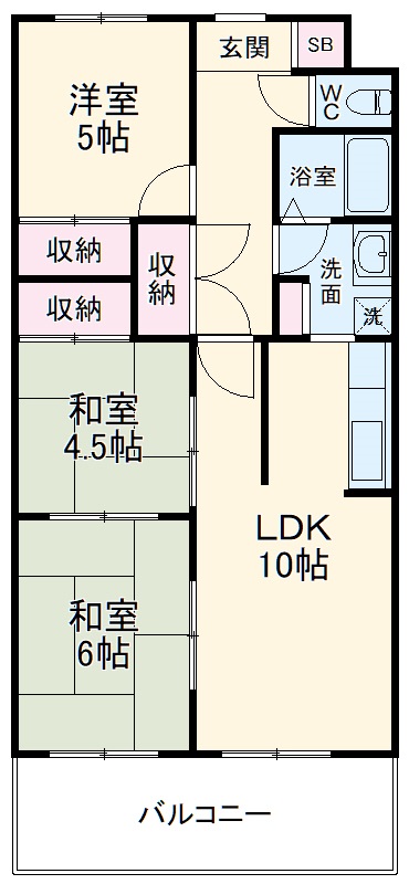 コンフォート桂台の間取り