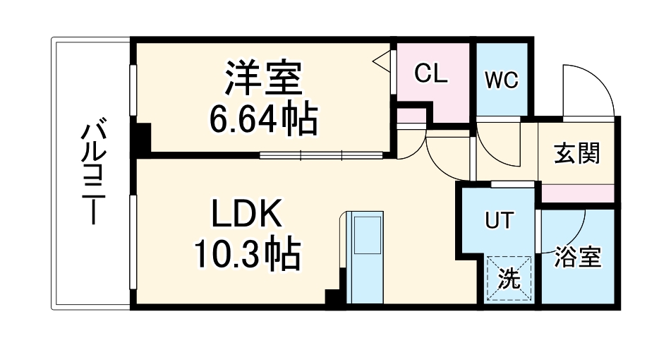 JMFレジデンス名駅南の間取り