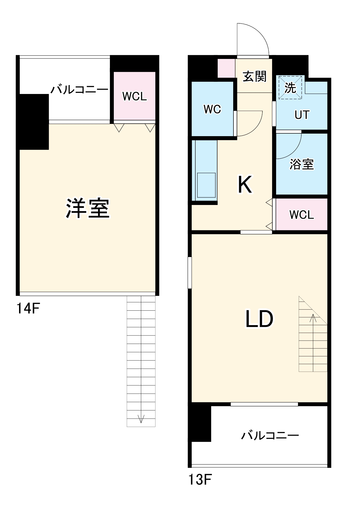 花の木ライズの間取り