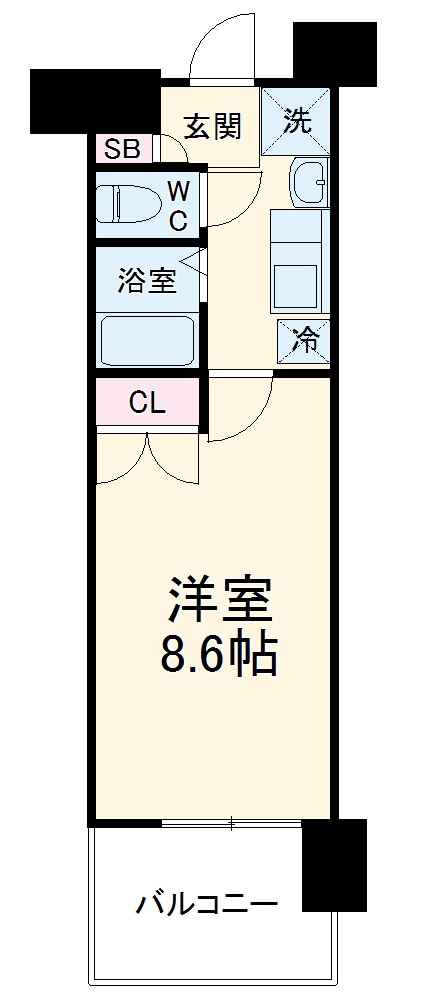 パルティール今池アネックスの間取り