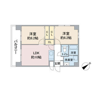 ブランメゾン辻本通の間取り