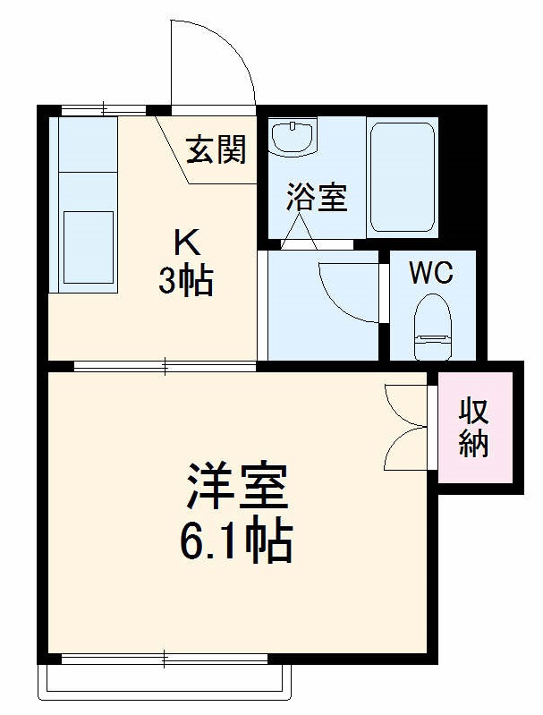 コーポエレガンスAの間取り