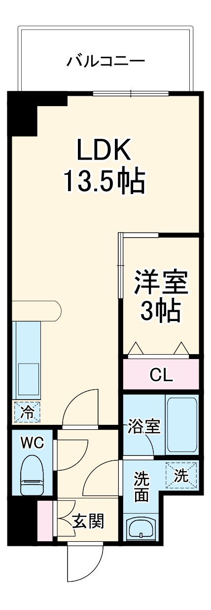 ディアコート白川の間取り