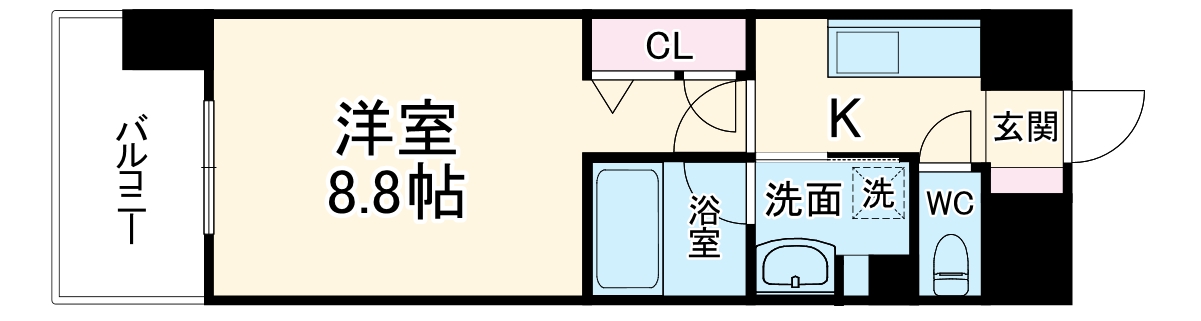 エスペランサ上前津の間取り