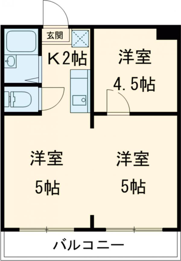 サン・オカベ・5の間取り