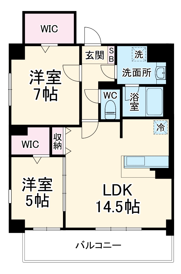 グランドガーデンの間取り