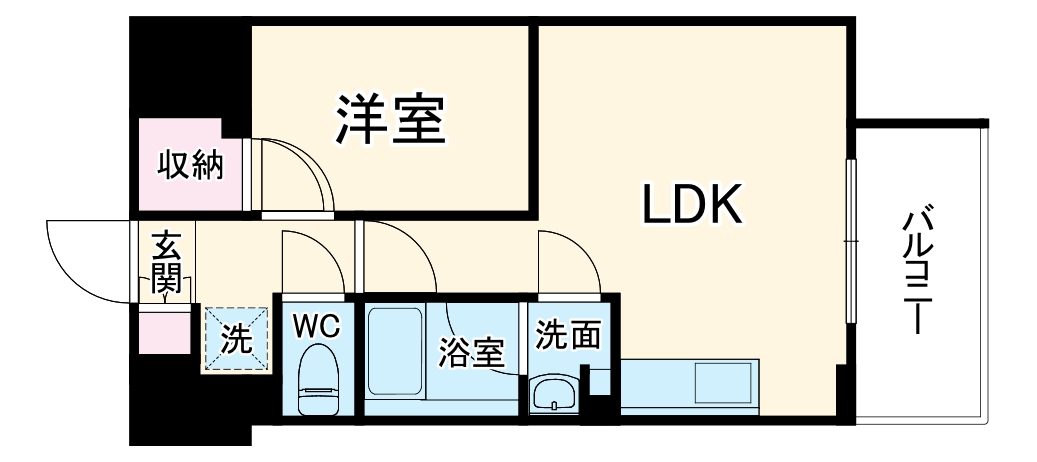 LaSante東別院の間取り