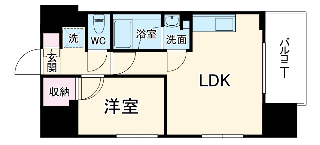 LaSante東別院の間取り