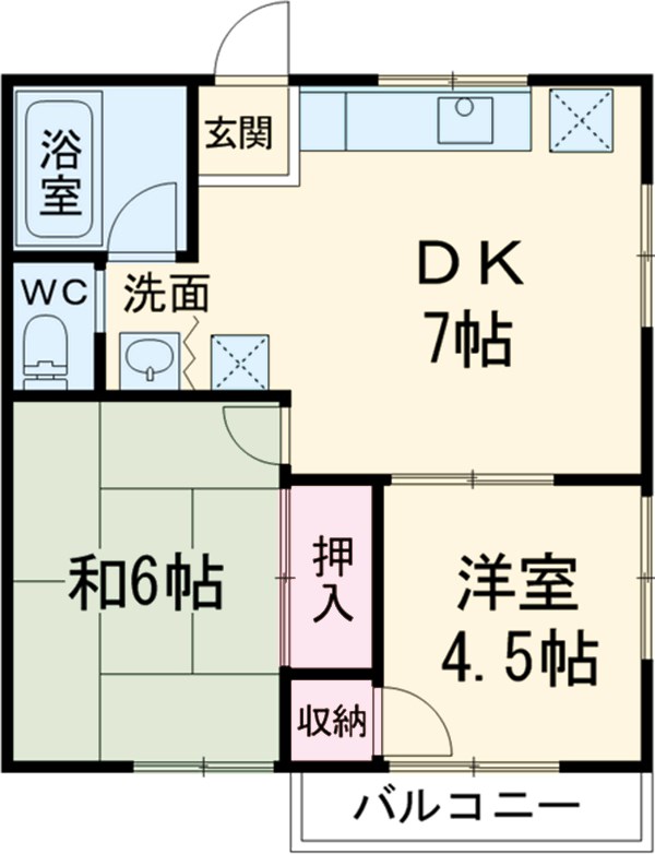 ビベンダⅠの間取り