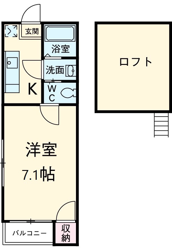フォレスト志賀本通の間取り
